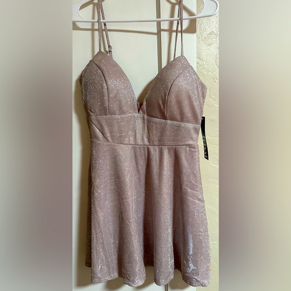 NWT Prom or Party Glitter Dress, Juniors Size L